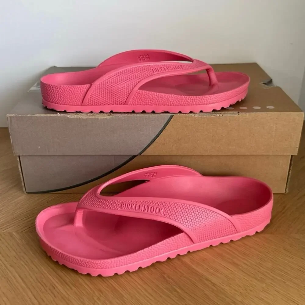 Birkenstock Honolulu Eva Pink Slip On Sandals- SZ Men 5- Women 7